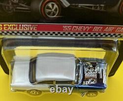 Hot Wheels Rlc 2016'55 Chevy Bel Air Gasser Avec Patch Et Bouton