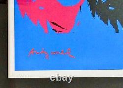 Impression lithographique encadrée en édition limitée d'Andy Warhol représentant Elvis