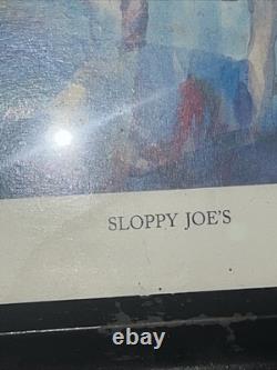 Impression signée de Jack Deloney Sloppy Joes Numérotée 145/1500