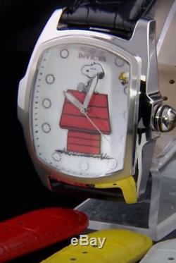 Invicta Snoopy Grand-lupah Limited Edition Quartz Avec Cuir 5 Pièces Bracelet