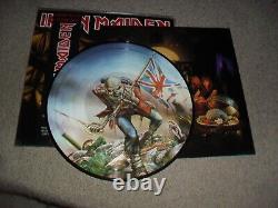 Iron Maiden - Piece of Mind - Édition Limitée Rare Vinyle LP Picture Disc