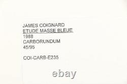 James Coignard Edition Limitée Carborundum Imprimer Etude Masse Bleue