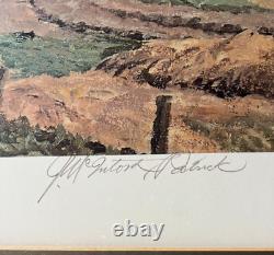 James McIntosh Patrick Print encadrée en édition limitée signée Printemps FATG 84