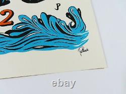 Jim Pollock Riviera Maya Phish Affiche De Cancun Ap Imprimer Signée #/250 Roue À Eau