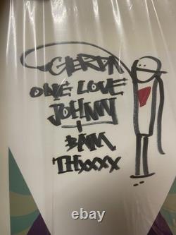 Johnny Knoxville Planche Signée Pièce Rare Édition Limitée Autographe