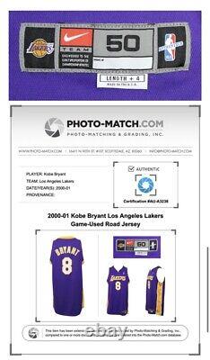 Kobe Bryant 3/5 Édition Limitée Carte Complète Patch Memorabilia