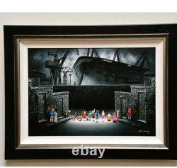 LEIGH LAMBERT tirage limité, 'En attendant le sifflet' 18/50 COA