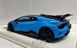 Lamborghini Huracan Novitec 1/18 Bleu Nila et Nero. Ltd à 59 sur 66 pièces.