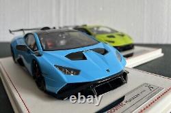 Lamborghini Huracan Novitec 1/18 Bleu Nila et Nero. Ltd à 59 sur 66 pièces.