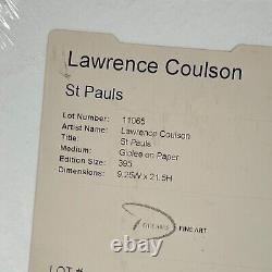 Laurence Coulson St. Pauls Imprimé signé Édition limitée Scellé + Certificat