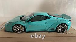 Liberty Walk Ferrari 458 Tiffany Blue Édition Limitée #05 sur 50 pièces