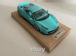 Liberty Walk Ferrari 458 Tiffany Blue Édition Limitée #05 sur 50 pièces