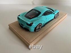 Liberty Walk Ferrari 458 Tiffany Blue Édition Limitée #05 sur 50 pièces