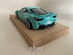 Liberty Walk Ferrari 458 Tiffany Blue Édition Limitée #05 sur 50 pièces