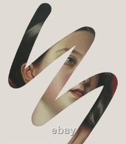 Lino Lago. FAUX ABSTRAIT (Reine Victoria) Signé. Éd. Limitée. Encadré avec verre artistique.