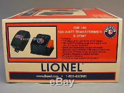 Lionel 180 Watt 2 Piece Bloc D'alimentation Câble Du Transformateur D'alimentation Détecte Gw-180 6-37947