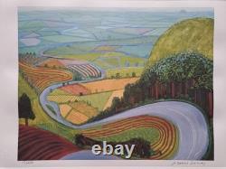 Lithographie de collection de Garrowby Hill signée par David Hockney