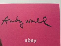 Lithographie en édition limitée signée Andy Warhol des années 1980 Mick Jagger