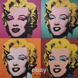Lithographie en édition limitée signée d'Andy Warhol, Marilyn Monroe, années 1980