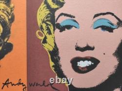 Lithographie en édition limitée signée d'Andy Warhol, Marilyn Monroe, années 1980