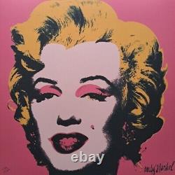 Lithographie en édition limitée signée d'Andy Warhol des années 1980 Marilyn Monroe