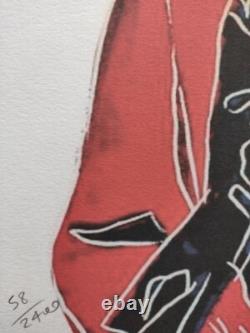 Lithographie en édition limitée signée d'Andy Warhol des années 1980 : Sitting Bull