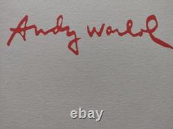 Lithographie en édition limitée signée d'Andy Warhol des années 1980 : Sitting Bull