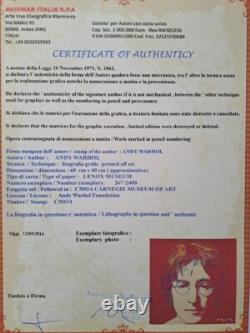 Lithographie en édition limitée signée par Andy Warhol des années 1980 de John Lennon (Les Beatles) Lithographie en édition limitée signée par Andy Warhol des années 1980 de John Lennon (Les Beatles)