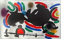 Lithographie originale de Miró (1972) de Joan Miró Lithographie I (1972) No. IV