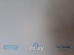 Lithographie signée d'Andy Warhol 4 x Chat Certificat Leo Castelli
