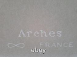 Lithographie signée d'Andy Warhol 4 x Chat Certificat Leo Castelli