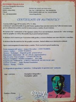 Lithographie signée en édition limitée d'Andy Warhol des années 1980 Mao Zedong