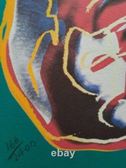 Lithographie signée en édition limitée d'Andy Warhol des années 1980 - Zebra