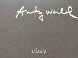 Lithographie signée en édition limitée de Chanel par Andy Warhol des années 1980