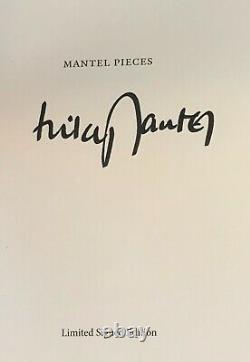 Livre signé à la main HILARY MANTEL MANTEL PIECES Édition limitée RARE Rowling + COA