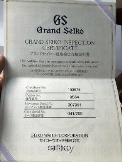 Lnib Grand Seiko Elegance Sbgw049 Edition Limitée De 200 Pièces