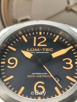 Lum-tec M68 Automatique 44mm Sunburst Dial Limited Edition 175 Pieces Bracelet
