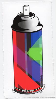 M. Clever Art Contemporaire Spray Peut Colorer Plaid Op Art Street Art Deco Graffiti