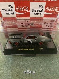 M2 Coca Cola 1970 Ford Mustang Boss 302 Rc02 18-55 Raw Chase 250 Pièces Vhtf