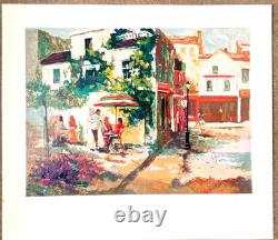 MARK KING 1990 Montmartre SERIGRAPH MARTIN LAWRENCE MILE ÉDITIONS LIMITÉES PARIS