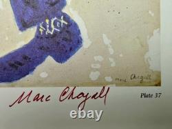 Marc Chagall Les Jambes Lithographie Posthume Certifiée et Numérotée 47/200