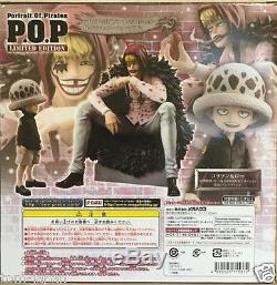 Megahouse One Piece Figure Portrait De Pirates Pop Corazon & Law Édition Limitée