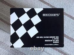 Mini Champs 1/18 Red Bull Renault Rb6 2500 Pièces Worldwide Edition Limitée