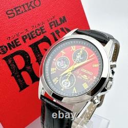 Montre Chronographe SEIKO One Piece Film Red Édition Limitée Collection Homme