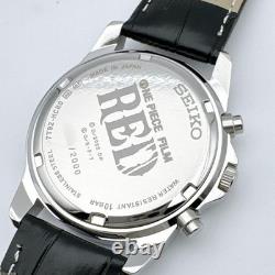 Montre Chronographe SEIKO One Piece Film Red Édition Limitée Collection Homme