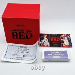 Montre Chronographe SEIKO One Piece Film Red Édition Limitée Collection Homme