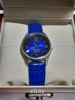 Montre Édition Limitée One Piece Nouveau Monde Bracelet en Cuir Bleu #1867/9999