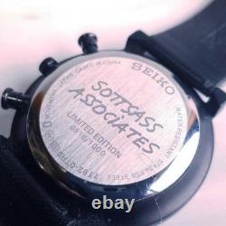 Montre Quartz Noire Seiko Sottass 7T92-0TR0 Édition Limitée de 1000 Pièces Seulement