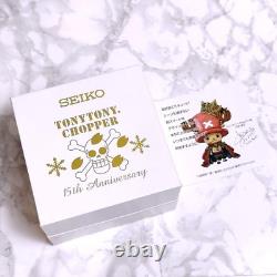 Montre SEIKO ONE PIECE Tony Tony Chopper 15e Anniversaire ÉDITION LIMITÉE avec boîte