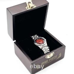 Montre Seiko One Piece Ace Édition Limitée Cadran Rouge Cadeau Collection